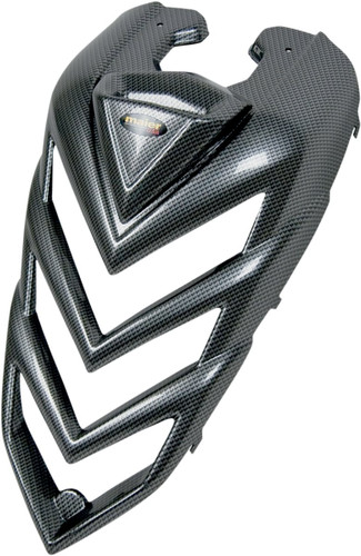 Maier Black Carbon Fiber-Look Plastic Hood (19006-30)