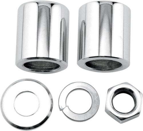 Colony Chrome Front Axle Spacer and Nut Kit (9989-4)