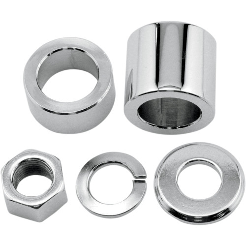 Colony Chrome Front Axle Spacer and Nut Kit (2030-5)