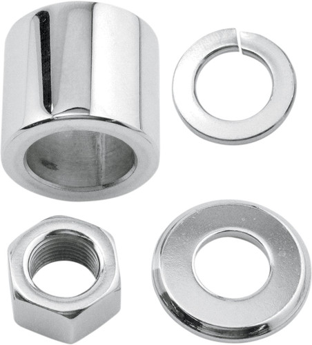 Colony Chrome Front Axle Spacer and Nut Kit (2034-4)