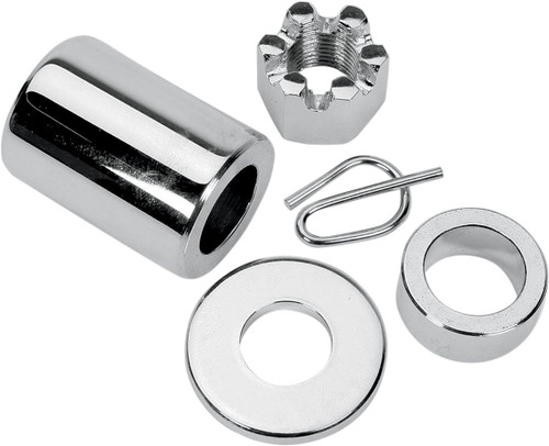 Colony Chrome Rear Axle Spacer and Nut Kit (2038-4)