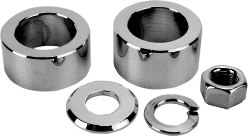 Colony Chrome Front Axle Spacer and Nut Kit (2339-5)