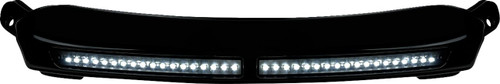 Custom Dynamics Gloss Black LED Windshield Trim (CD-RG-CV-W-B)