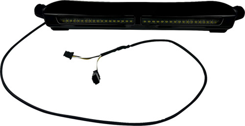 Custom Dynamics Gloss Black LED Windshield Trim (CD-RG-CV-W-B)