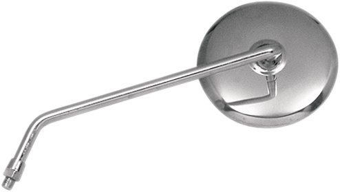 Emgo CB Style Left Side View Round Chrome Mirror (20-30610)