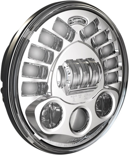 Custom Dynamics Chrome Pro Beam 7" Adaptive Headlight with Mount (PB-7PA-C)