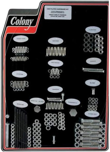 Colony Cadmium Plated Complete Stock Hardware Kit (8302 CAD)