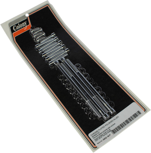 Colony Primary Cover Mounting Kit | Chrome Polished | '07-16 Touring (2402-18-P)