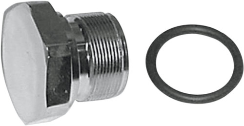 Colony Chrome Flat Top Design Fork Tube Cap (2373-1)