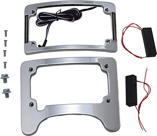Custom Dynamics Turn Signal Eliminator/Illuminated Tri-Frame (TS-ELIM-06HW-C)