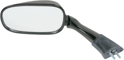 Emgo Left Side View Black Rectangle Mirror (20-80522)