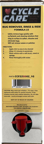 Cycle Care Formula 22 Spray & Ride 1 Gallon Bag in Box (CCF22BB02_1G)