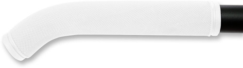RSI 7" White Rubber Snowmobile Grips (G-7 WHITE)