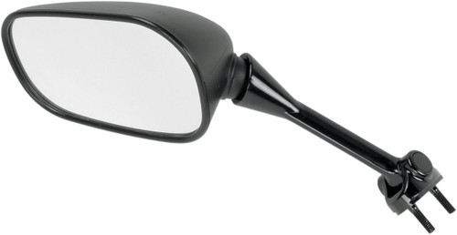 Emgo Left Side View Black Rectangle Mirror (20-43032)