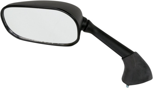 Emgo Left Side View Black Rectangle Mirror (20-37442)