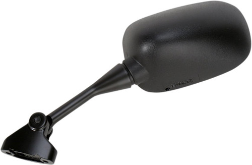 Emgo Left Side View Black Rectangle Mirror (20-37352)