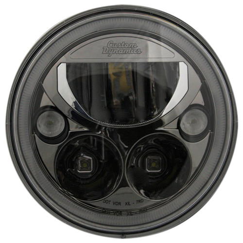 Custom Dynamics Black TruBeam 7" LED Headlight (CDTB-7-B)