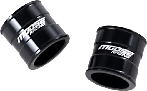 Moose Black Aluminum Front Wheel Spacer Set (0222-0589)