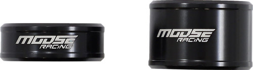 Moose Black Aluminum Front Wheel Spacer Set (0222-0585)