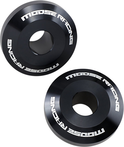 Moose Black Aluminum Rear Wheel Spacer Set (0222-0541)
