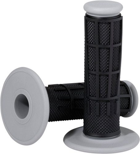 Moose Comp Diamond Black 1/2 Waffle MX Offroad Grips (0630-2662)