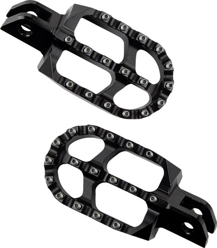Moose Black Aluminum Driver Footpegs (1620-2437)