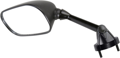 Emgo Left Side View Black Rectangle Mirror (20-43072)