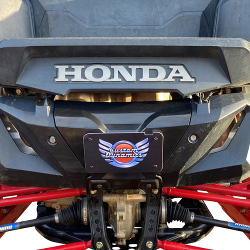 Custom Dynamics SXS License Plate Mount (CD-LPB-TALON)