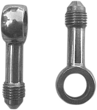 Goodridge Straight SS Slim Banjo Adaptor for 3/8 or M10 Banjo Bolt (PB592-03C)