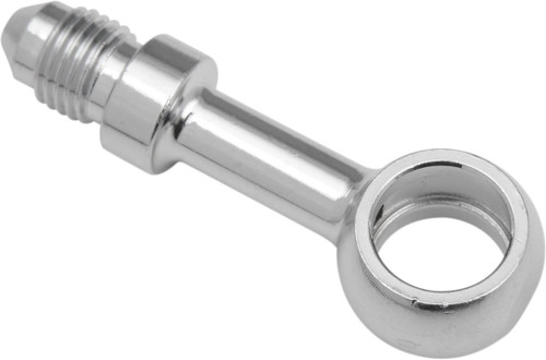 Goodridge Straight Chrome Banjo Adaptor for 7/16" Banjo Bolt (P592-03-04CH)