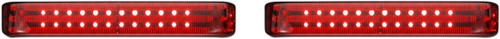 Custom Dynamics ProBeam Bagz Chrome/Red LED Saddlebag Lights (PB-SB-HD-CR)