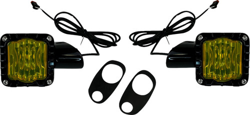 Custom Dynamics Shark Demon Yellow Lens LED Turn Signals (SD-RG-FT-YB)