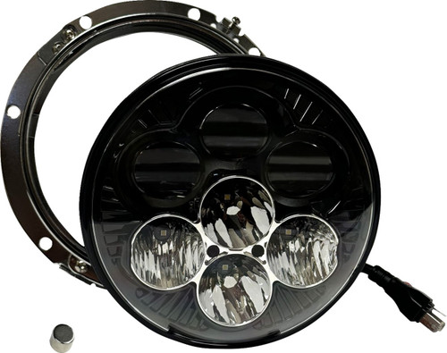 Custom Dynamics Shark Demon 7" Round Color Changing LED Headlight (SD2-7-13)