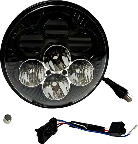 Custom Dynamics Shark Demon 7" Round Color Changing LED Headlight (SD2-7-14)