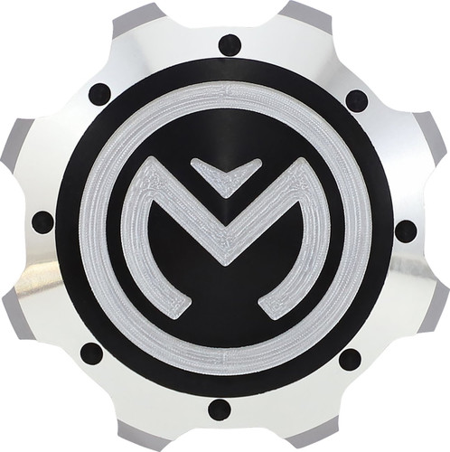 Moose Silver/Black Aluminum Gas Cap (0703-0890)