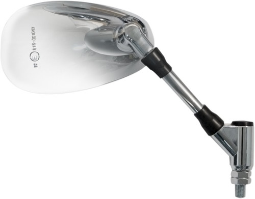 Emgo Right Side View Chrome Oval Mirror (20-34921)