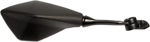 Emgo Right Side View Black Polygon Mirror (20-49251)