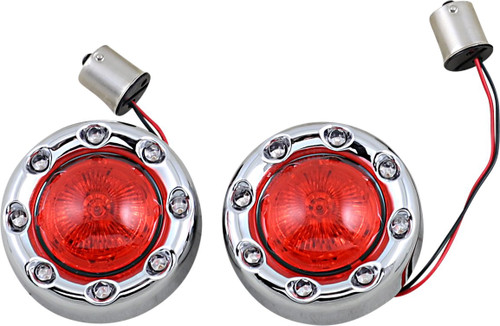 Custom Dynamics ProBeam Bullet Ringz 1156 Rear Turn Signals (PB-BR-RR 56-CR)