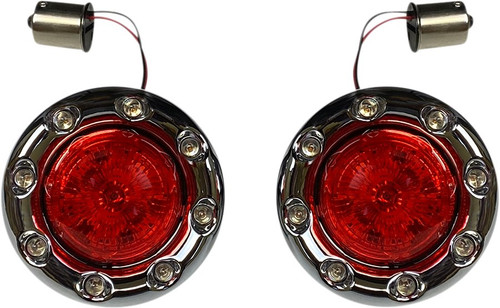 Custom Dynamics ProBeam Bullet Ringz 1156 Rear Turn Signals (PB-BR-RR 56-CR)