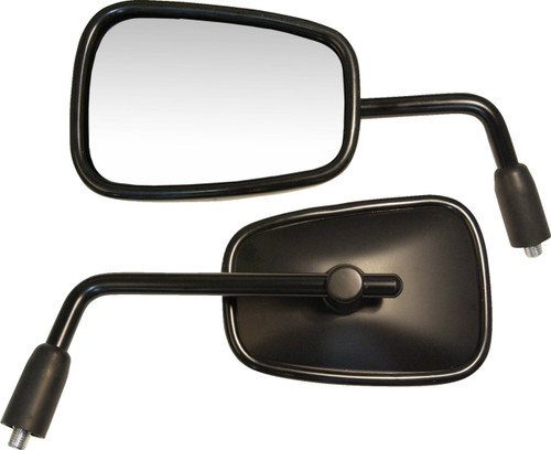 Emgo Right Side View Black Rectangle Mirror (20-43141)