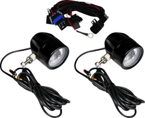 Custom Dynamics Black ProBeam LED Halo Fog Lamps (PB-FOG-CHAL-B)