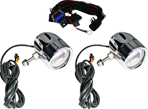 Custom Dynamics Chrome ProBeam LED Halo Fog Lamps (PB-FOG-CHAL-C)