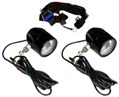 Custom Dynamics Black ProBeam LED Halo Fog Lamps (PB-FOG-IND-B)