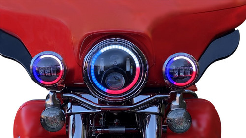 Custom Dynamics Black LED 4.5" Passing Lamps (PG-45-B)