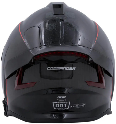 509 Mach V Carbon Commander Motorcycle Helmet