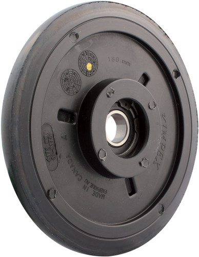 Kimpex 7" Black Plastic Idler Wheel w/Bearing (298953)