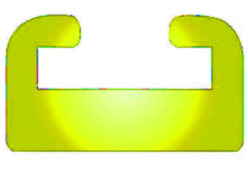 Kimpex Slide/Hyfax | Profile 10M | 42.50" | UHMW | Yellow (299492)