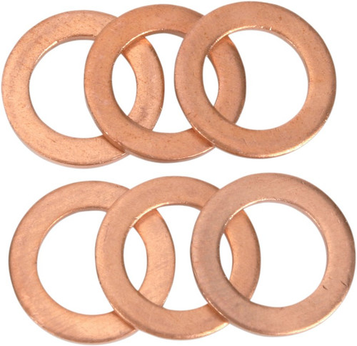 Goodridge 7/16" Copper Crush Washer 6 Pack (P44518-6)