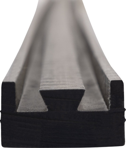 Kimpex Slide/Hyfax | Profile 4 | 54.625" | UHMW | Black (299475)