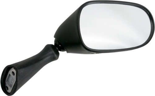 Emgo Right Side View Black Oval Mirror (20-78231)